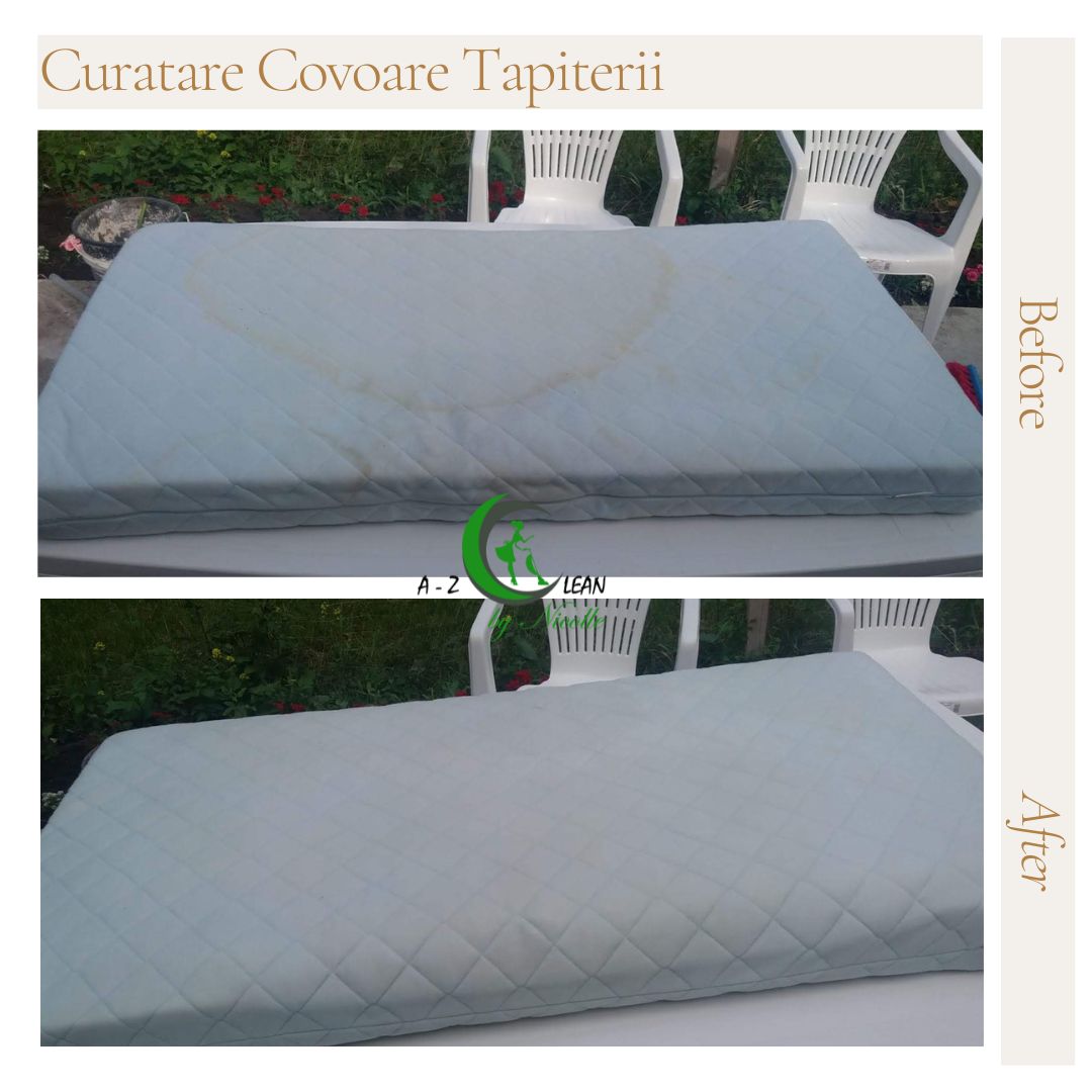 Saltea albastră - Curățare și igienizare completă